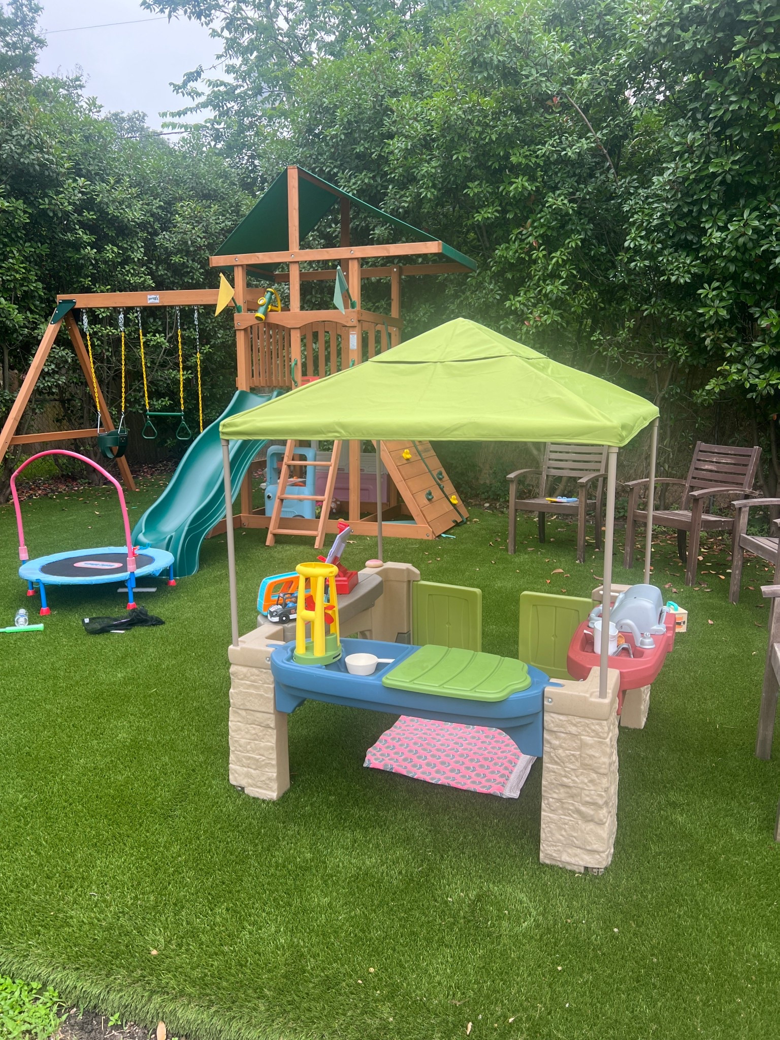 Hot mom summer brought to you by this shaded play patio for kids 

#LTKKids #LTKFamily #LTKSummerEdit