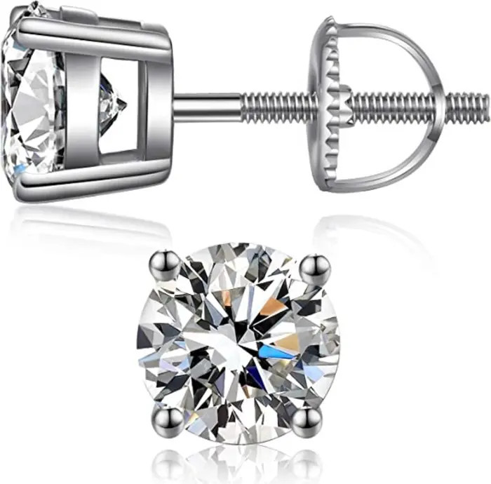 Sterling Silver Screw-back Round Studs | Nordstrom