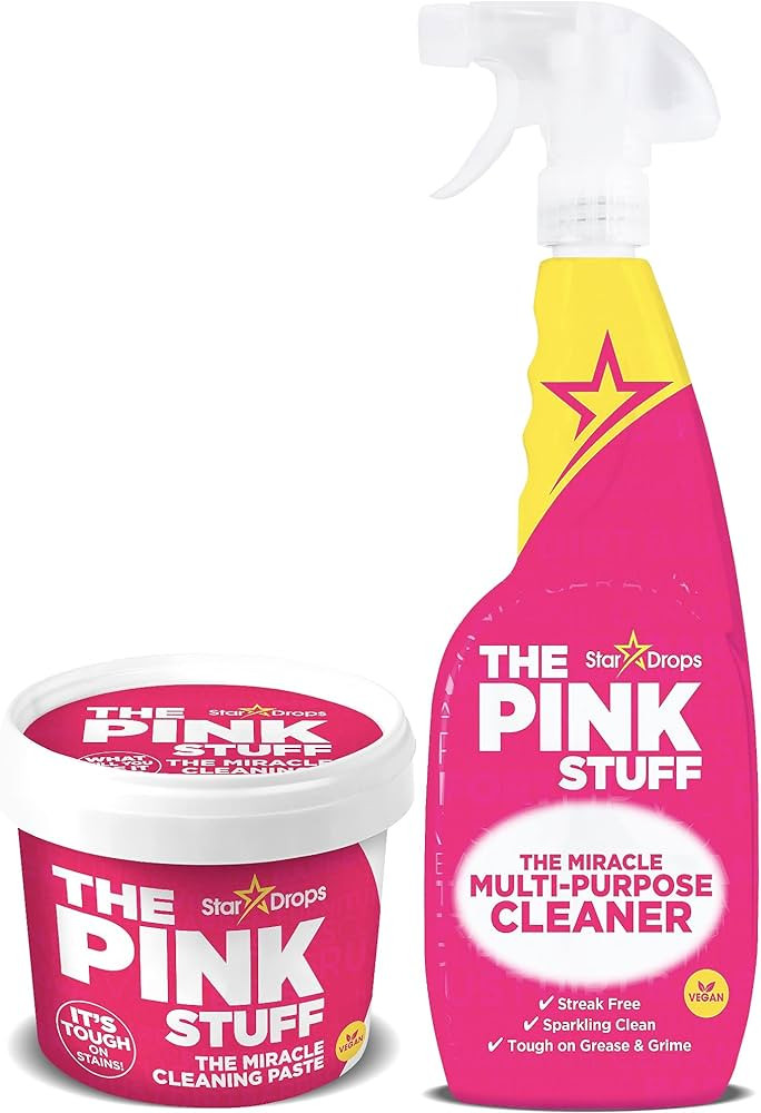 Stardrops - The Pink Stuff - The Miracle Cleaning Paste and Multi-Purpose Spray 2-pack Bundle ( 1... | Amazon (US)