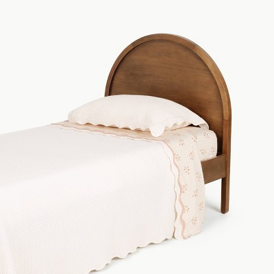Gathre Ivory Scallop Waffle Quilt Set Full/Queen | Target