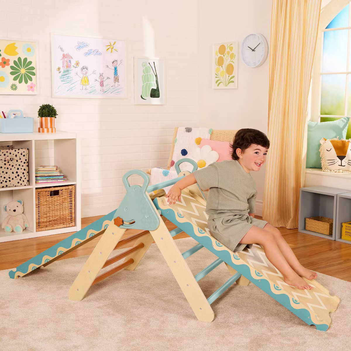 B. toys Wooden Pikler Triangle Climber Set - Wonder Climber | Target