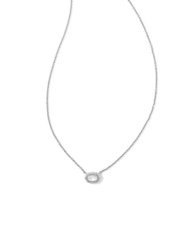 Chelsea Silver Pendant Necklace in Ivory Mother-of-Pearl | Kendra Scott | Kendra Scott