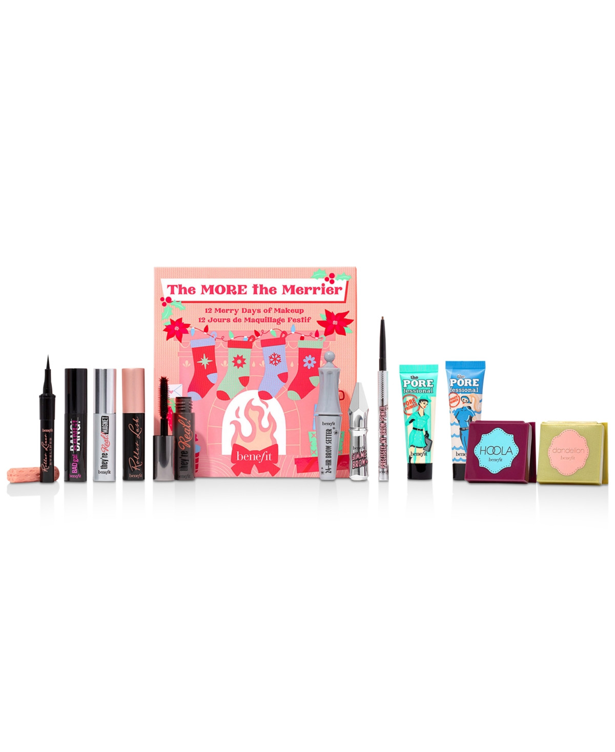 Benefit Cosmetics 12-Pc. The More The Merrier Beauty Advent Calendar Set | Macys (US)