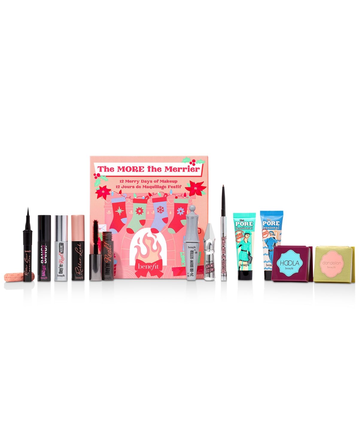 Benefit Cosmetics 12-Pc. The More The Merrier Beauty Advent Calendar Set | Macys (US)