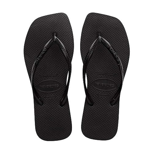Havaianas Slim Square Flip Flop, Black Flip Flop | Amazon (US)