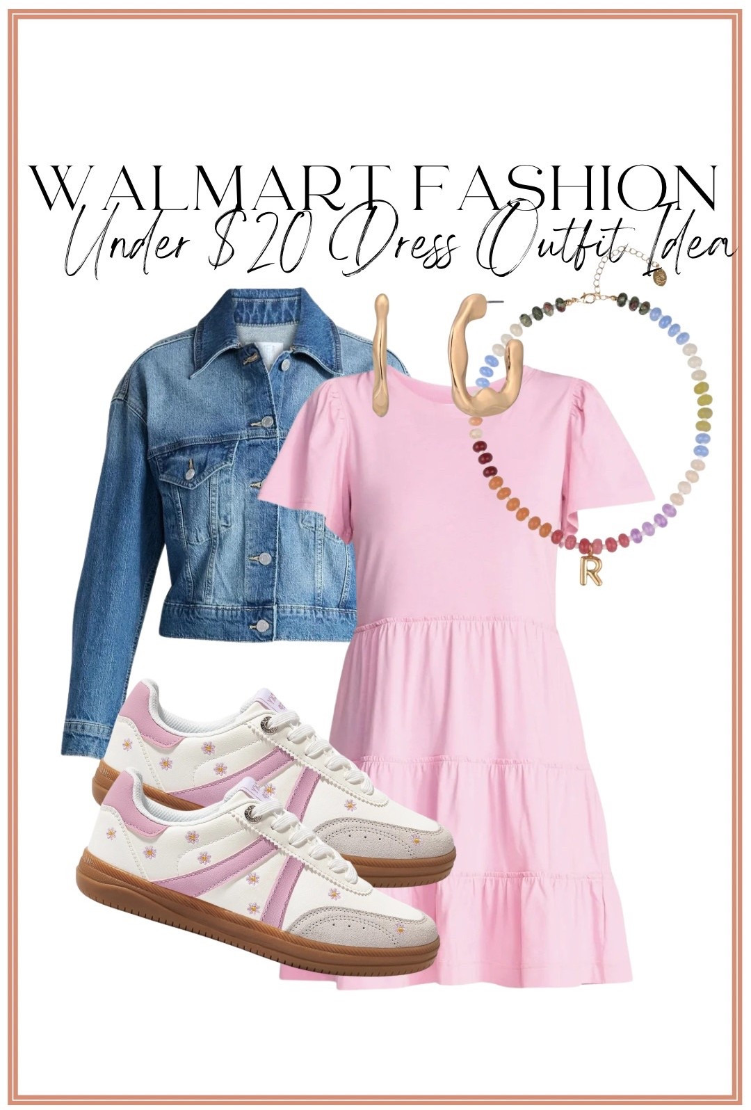 You know I love a good Walmart under $20 outfit and this one is SO cute 💗 This pink dress is under $20 and perfect for everyday mom life, school drop-off, errands, or casual spring days.

I layered it with a denim jacket and sneakers for an easy outfit that looks put together but still comfortable. Walmart has been so good lately with spring fashion and I keep finding pieces that look way more expensive than they are.

These affordable outfit ideas are my favorite to share because you don’t have to spend a lot to look cute.

Comment LINK and I’ll send everything 🤍

#walmartfashion #walmartfinds #affordableoutfits #under20style
#walmartoutfit #springoutfitideas #momstyle #casualoutfit
#budgetfashion #walmartnewarrivals #everydaystyle
#lookforless #fashionover30 #fashionover40 #ltkstyle
#walmartstyle #denimjacketoutfit #sneakeroutfit


#LTKootd #LTKPetite