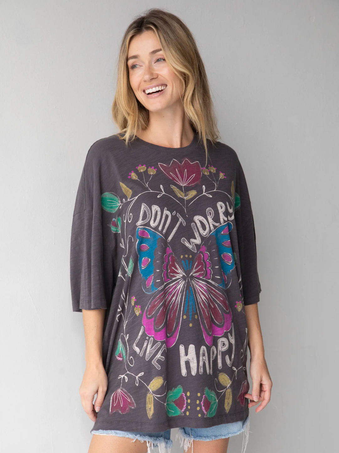 One Size Cotton Easy Tee | Natural Life