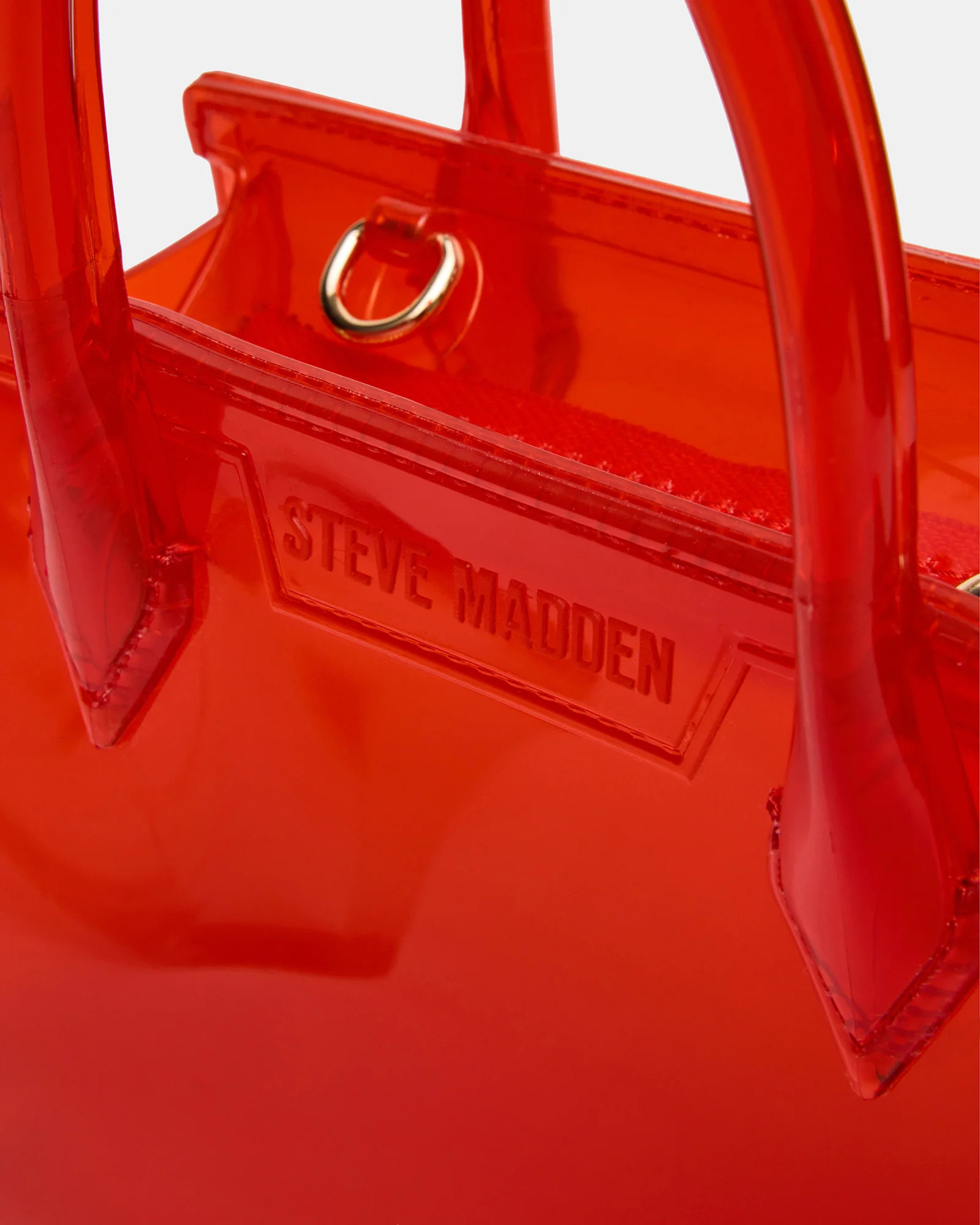 PEACH Jelly Bag Red Mini Crossbody Top-Handle Handbag | Steve Madden (US)