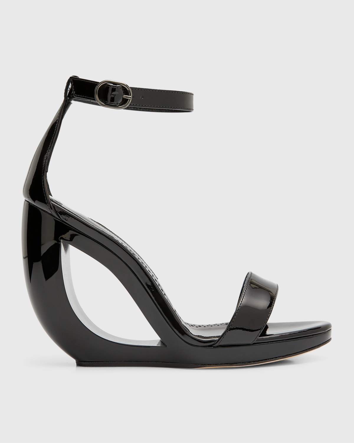 Rocar Oscar Sculptural Ankle-Strap Sandals | Neiman Marcus