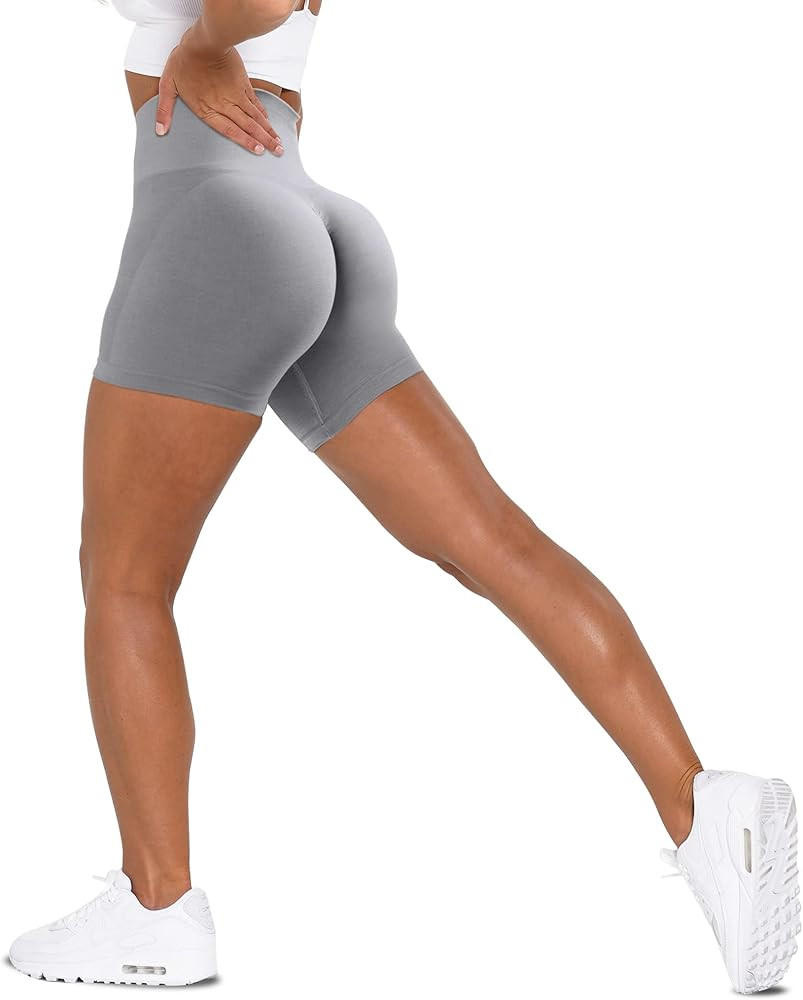 Unthewe Workout Butt Lifting Shorts for Women High Waisted Seamless Gym Yoga Booty Shorts | Amazon (US)