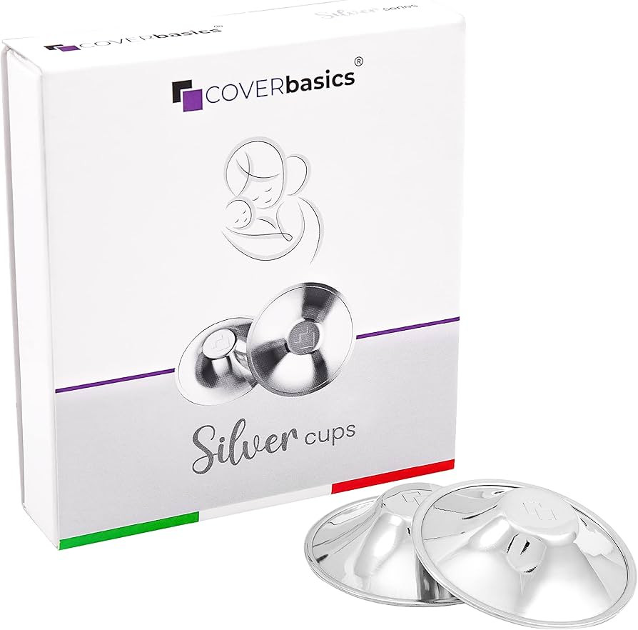COVERbasics Silberhütchen Stillen (SilverCups) Stillhütchen aus Silber zum Schutz empfindlicher... | Amazon (DE)