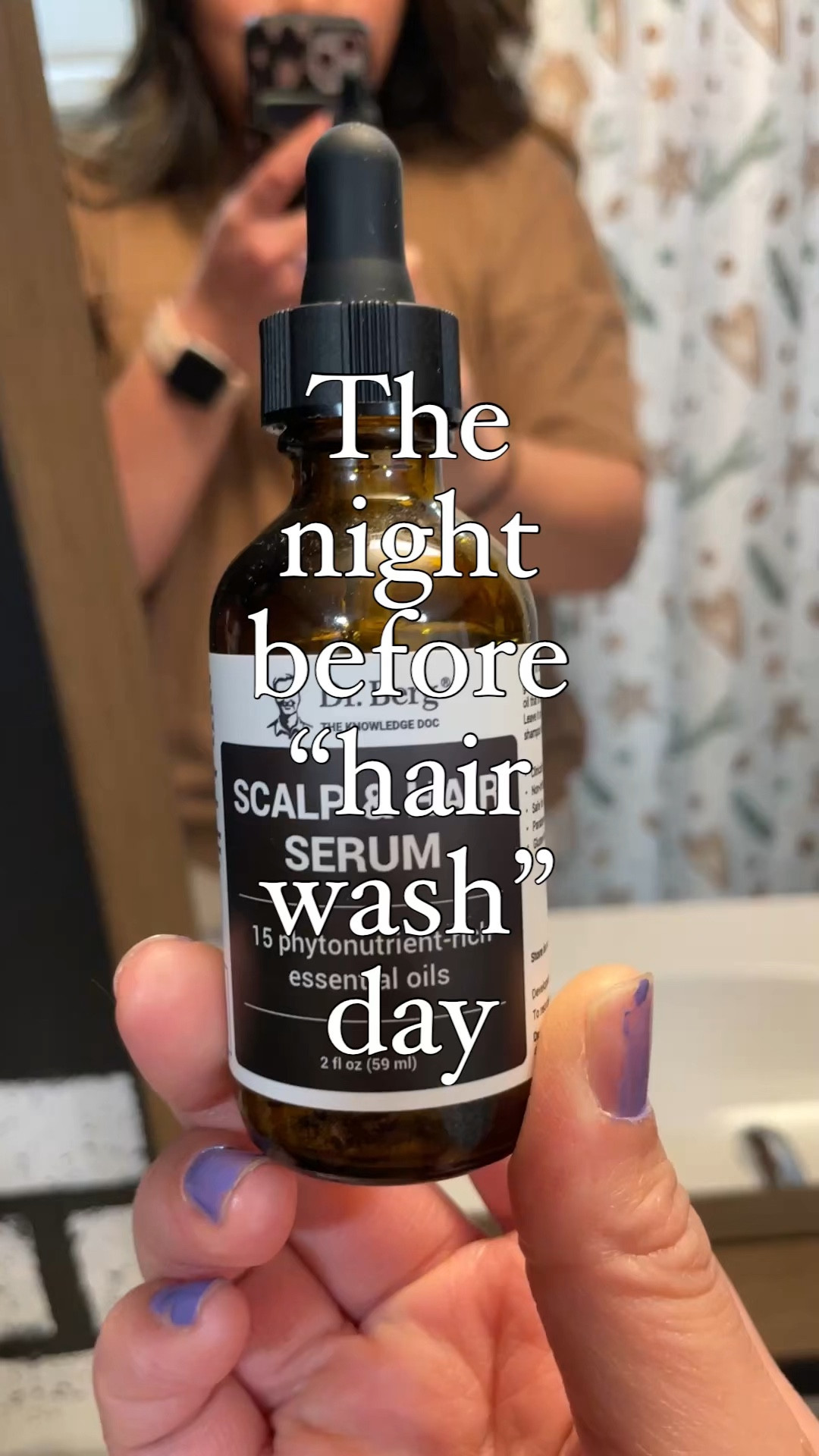 Pre hair wash day routine! I use Dr. Berg & Kitsch for hair care, self tanner before bed to sit overnight & in the morning I complete my weekly look with a set of lash extensions  

#LTKStyleTip #LTKWatchNow #LTKSaleAlert