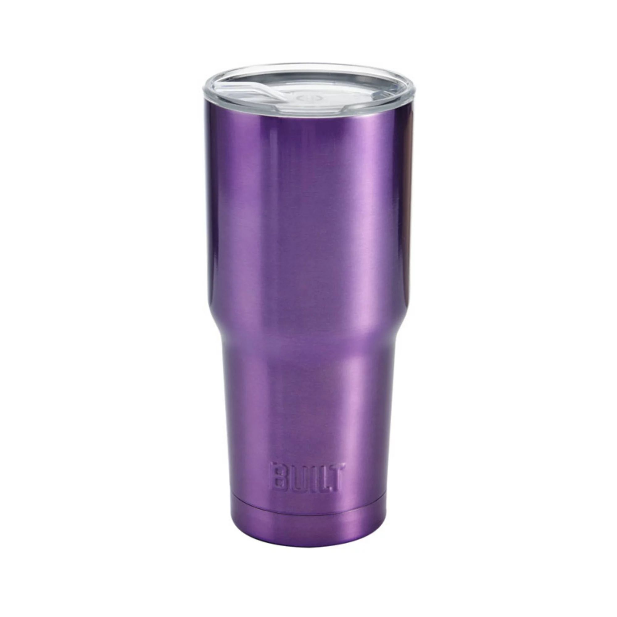 Built 30 Ounce Double Wall Stainless Steel Tumbler, Purple | Walmart (US)