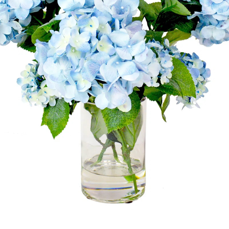 Primrue Hydrangea Floral Arrangement in Vase & Reviews | Wayfair | Wayfair North America
