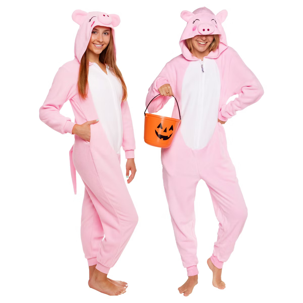Funziez! Pig Slim Fit Women's Novelty Union Suit Costume for Halloween | Target