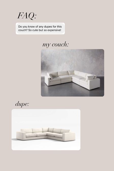 Linking my couch and a more budget friendly version. 

#LTKhome #LTKstyletip