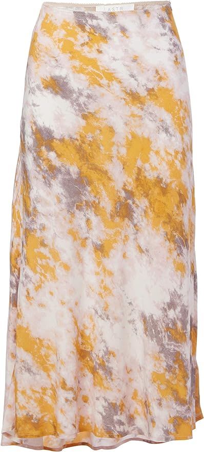 ASTR the label Women's Embroidered Nava Midi Slip Skirt | Amazon (US)