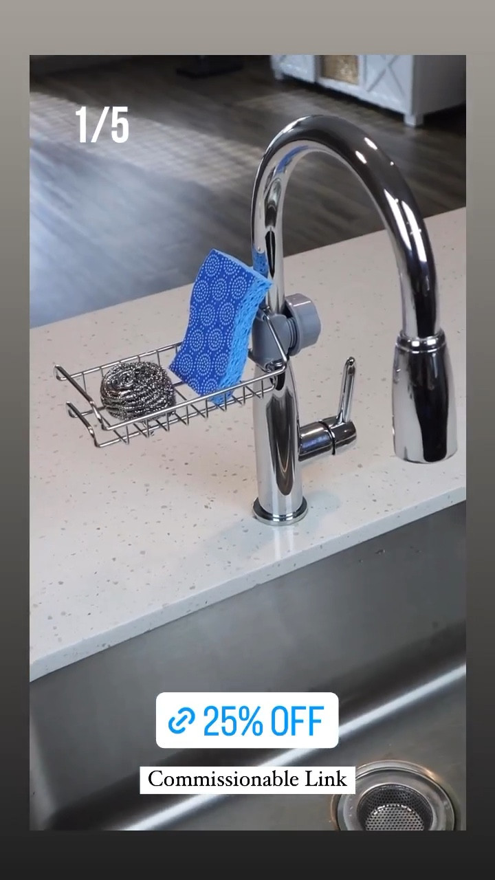 Sale Alert! 25% off this faucet caddy that will help keep your kitchen organized!

#LTKunder100 #LTKsalealert #LTKhome