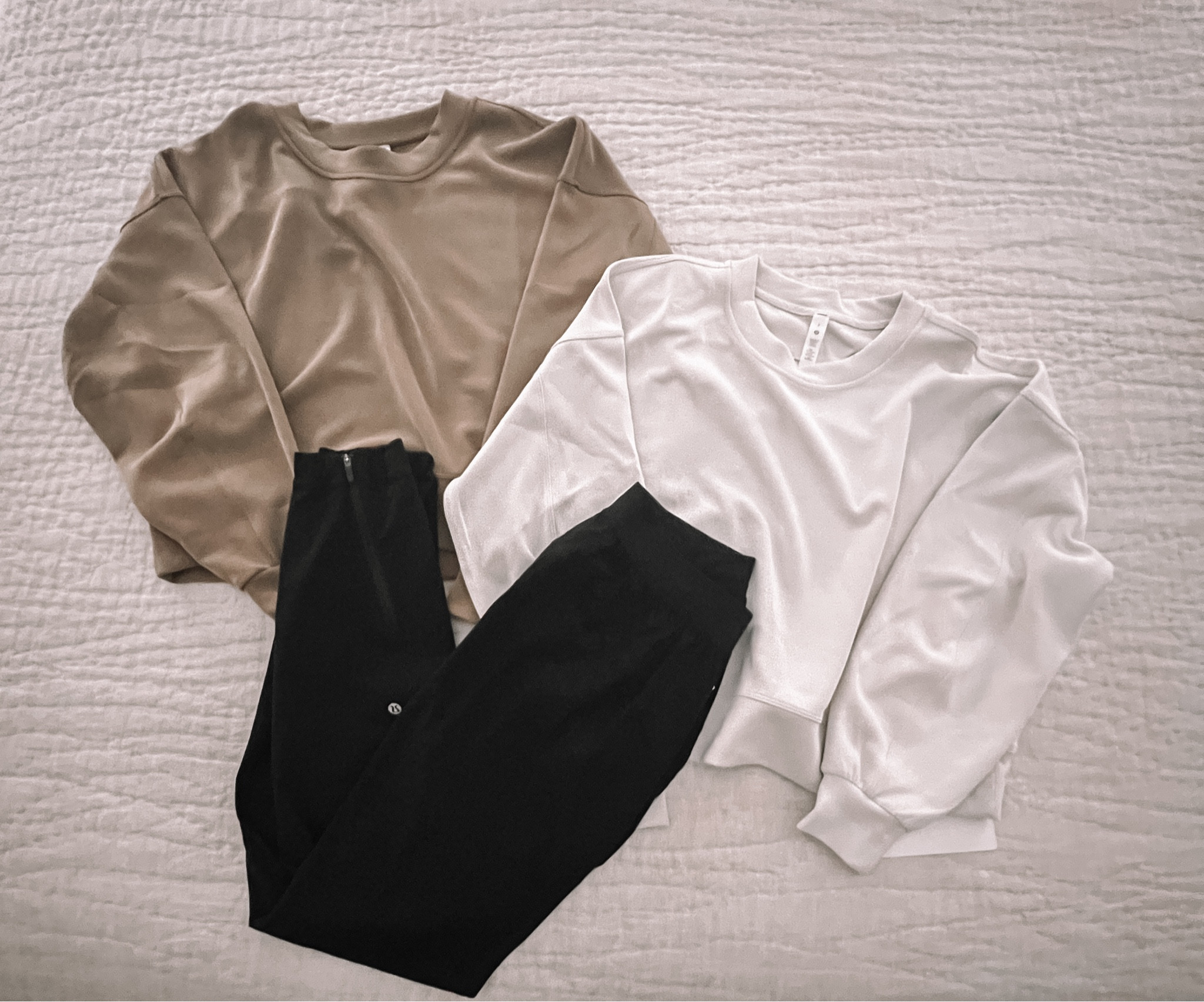 Check out these adorable neutral Lululemon items that are the perfect Christmas gifts!! This cropped sweatshirt is so soft and the perfect length to be worn with leggings or jeans, and the allspice (tan) color is on sale! These joggers are the perfect athletic material with a stretchy waistband! 

#LTKfitness #LTKGiftGuide #LTKCyberWeek