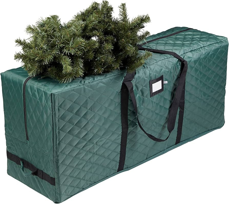 Zober Christmas Tree Storage Bag - Open Top, Quilted Christmas Tree Storage Box for Disassembled ... | Amazon (US)