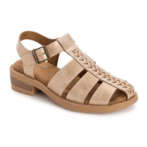 MUK LUKS womens Vanilla Fisherman Sandal | Amazon (US)