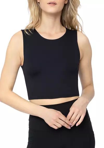 Women's Pure Cloud Nicki Basic Fitted Muscle Cropped Tank Top | Belk