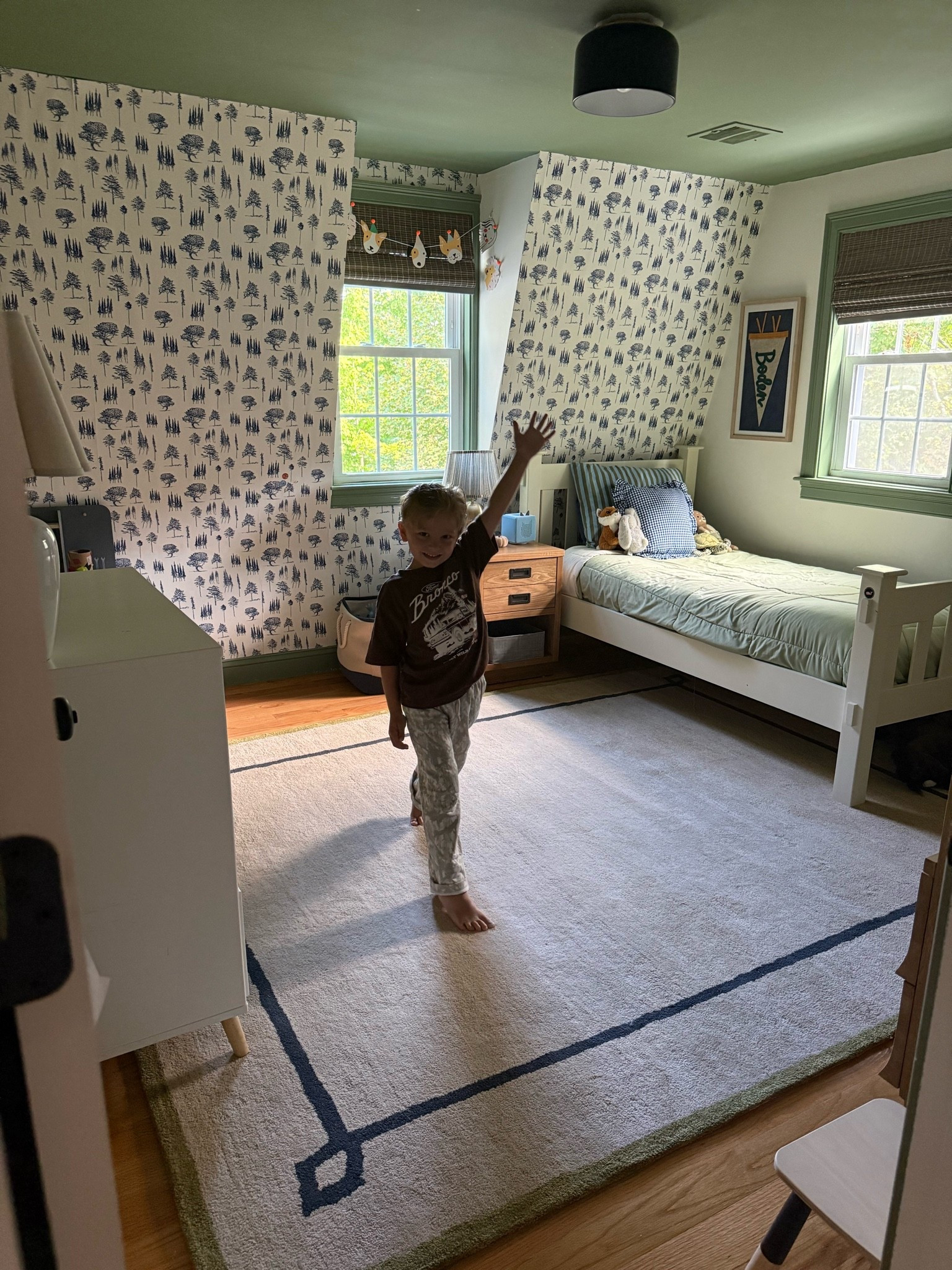 Loving his new rug from @Rugs USA - it’s so soft and cozy and the colors are perfect!

#LTKmomlife #LTKHome #LTKKids