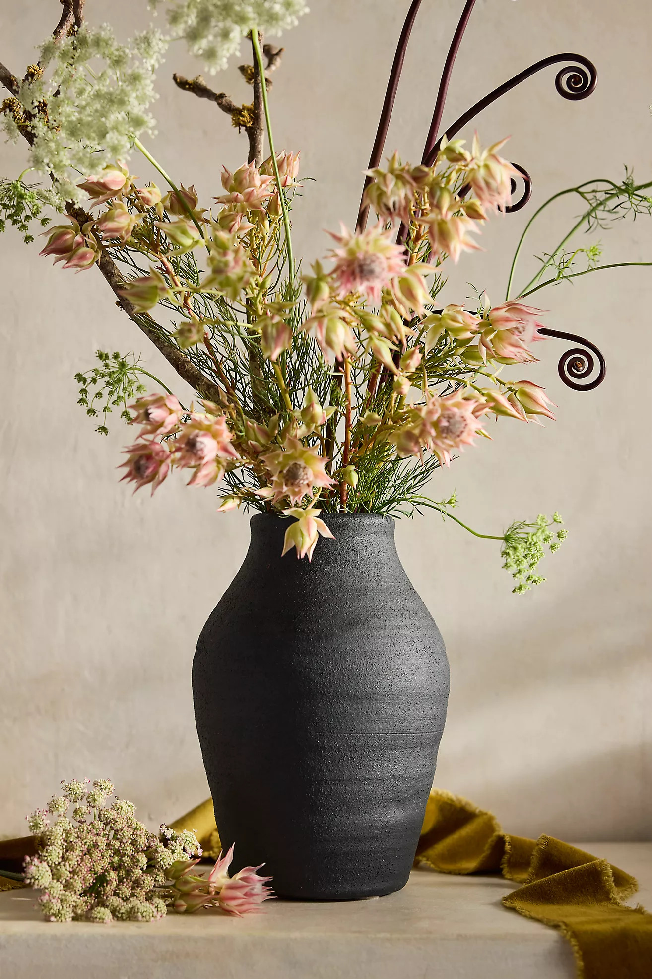 Raven Terracotta Vase | Anthropologie (US)