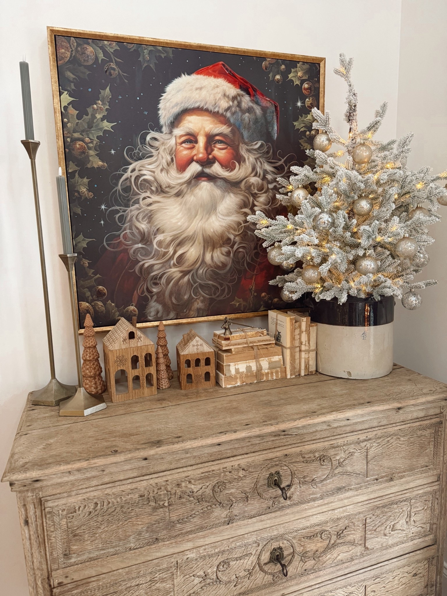 🎅🏼✨🤎 photo is from Hobby Lobby but I did find it on Amazon as a print option! Dresser is an antique! 

Home decor / target / Walmart / Holley Gabrielle 

#LTKHome #LTKSeasonal #LTKHoliday