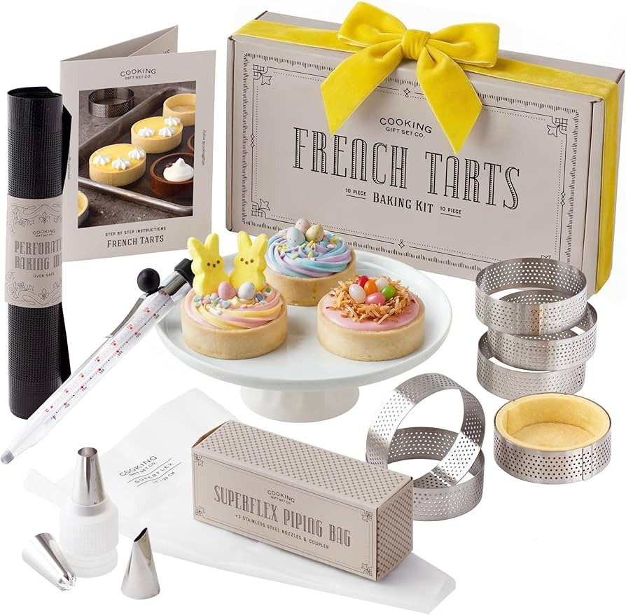 French Tart Baking Set | Mothers Day Unique Baking Gifts Kitchen Baking Supplies Present Food Mak... | Amazon (US)
