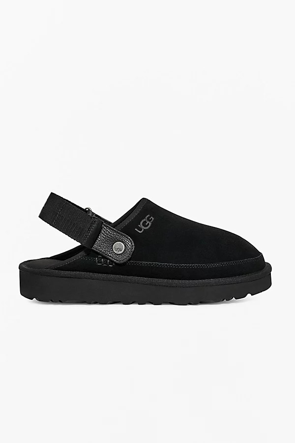 UGG Goldencoast Slingback Clog in Black, Men's at Urban Outfitters | Urban Outfitters (US and RoW)