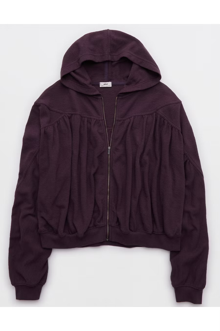 Aerie Soft Life Full Zip Sweatshirt Women's Cool Berry XS | American Eagle Outfitters (US & CA)