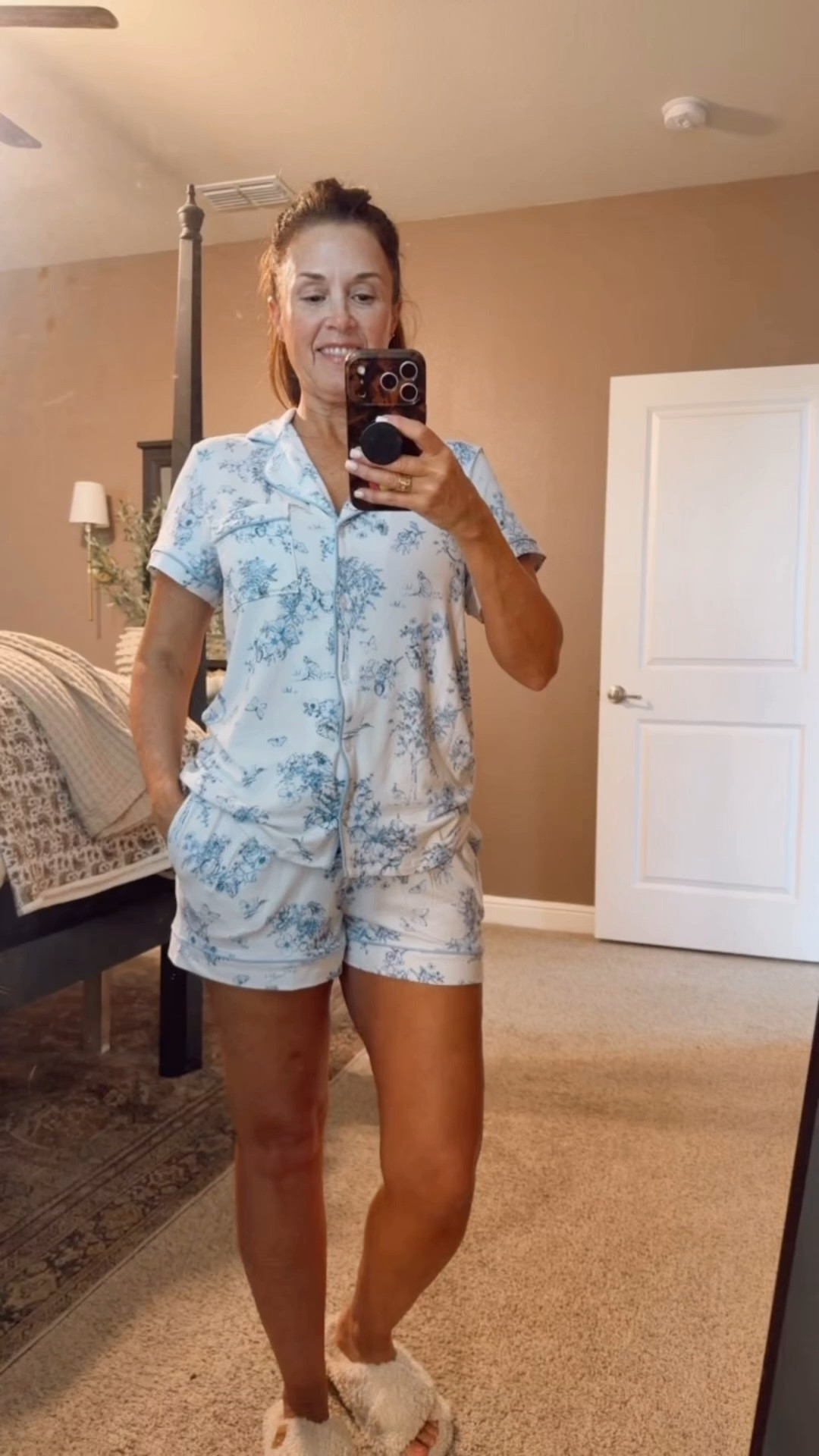 These pajamas !!! I mean softest, cutest fit AND the shorts have pockets!! Come in a variety of patterns, pant options and cami tops !! But the price is even better !!

#LTKselfcare #LTKMothersDay #LTKmorningroutine