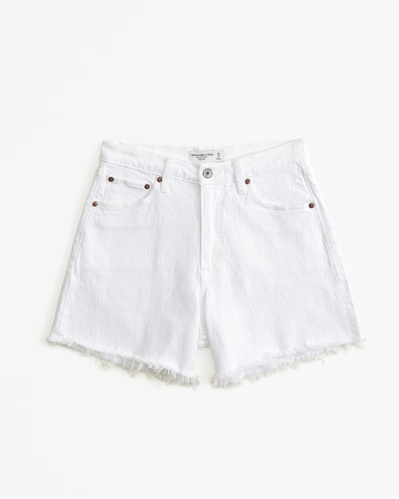 Curve Love High Rise Dad Short | Abercrombie & Fitch (US)