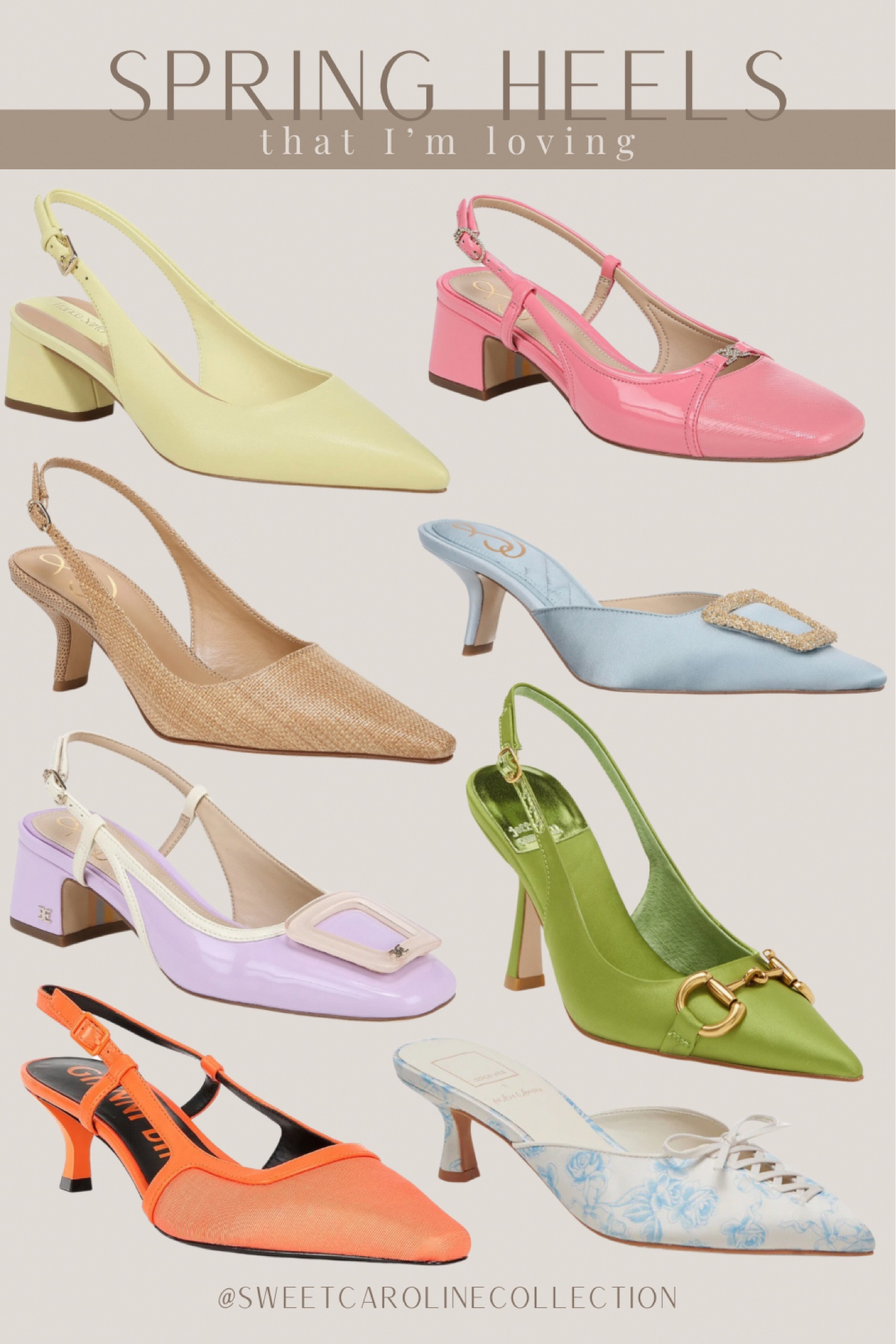 Spring heels 🌷👡

Heels, pumps, Nordstrom, Dillards, Sam Edelman, Gianni Bini, Franco Sarto, slingbacks, dolce vita, Jeffrey Campbell, purple shoe, blue heels, pink shoes, summer, spring, DSW, Macys, vacation, date night, wedding guest, sandals, flip flops, slides, high heels, shoes, summer shoes, vacation shoes, poolside shoes, office shoes, Scutz, Steve Madden, Marc Fisher, Vince Camuto, Karl Lagerfeld, BCBG, Calvin Klein, Cole Hana, Ted Baker, Veronica Beard, Vince, date night shoes, travel shoes, ootd, fashion, style, sale alert, under 100, under 50, wedding guest shoes, pink shoes, blue shoes, green shoes, orange shoes, purple shoes, Nordstrom, anniversary sale, outfit inspo, shoe inspo, style tip, sweet Caroline collection 

#LTKfindsunder100 #LTKSeasonal #LTKshoecrush