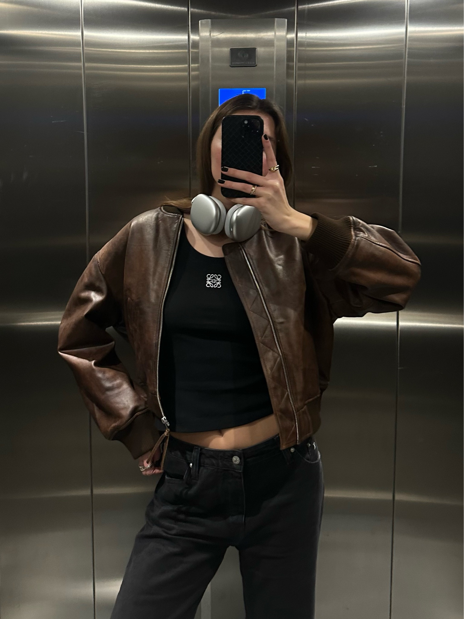 fav jacket 🤌🏻🐻 #leatherjacket #mangofind #brownjacket #minimalstyle

#LTKeurope #LTKunder50 #LTKFind