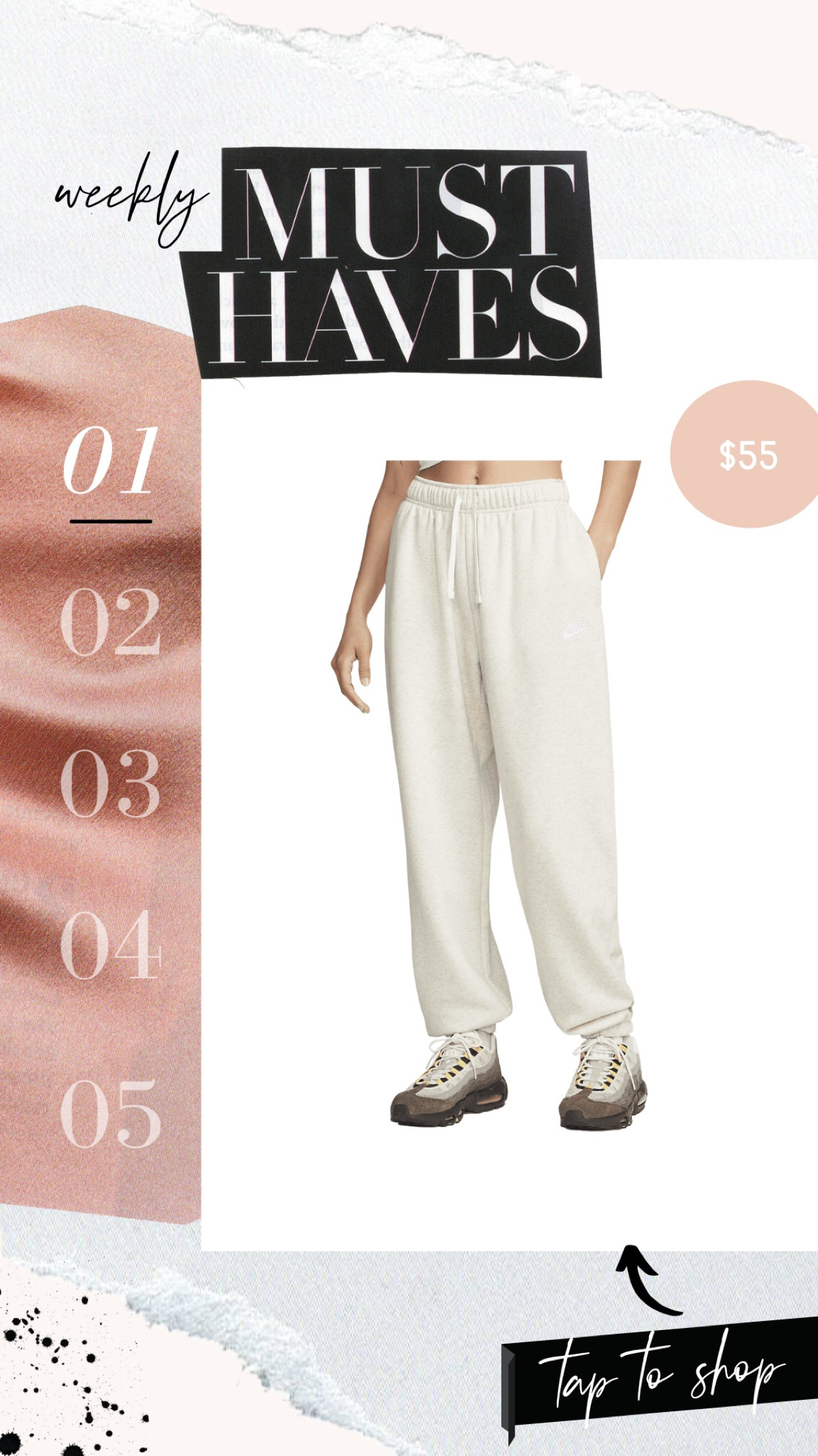 Nike sweatpants // I have every color! 