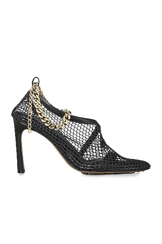 Mesh Chunky Chain Heels | FWRD 
