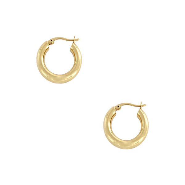 Small Thick Hoop Earrings | Jennifer Miller Jewelry