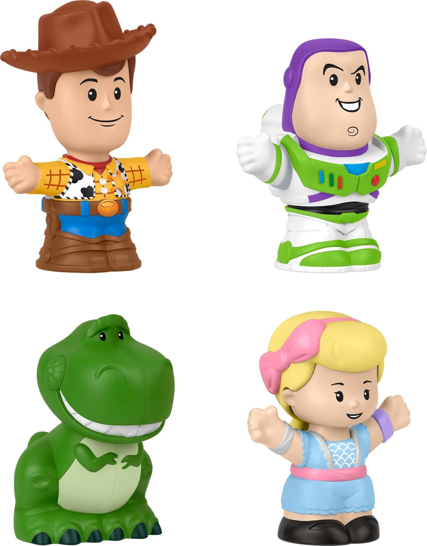 Fisher-Price Little People Toddler Toys Disney Pixar Toy Story Figure Pack with 4 Characters for ... | Amazon (US)