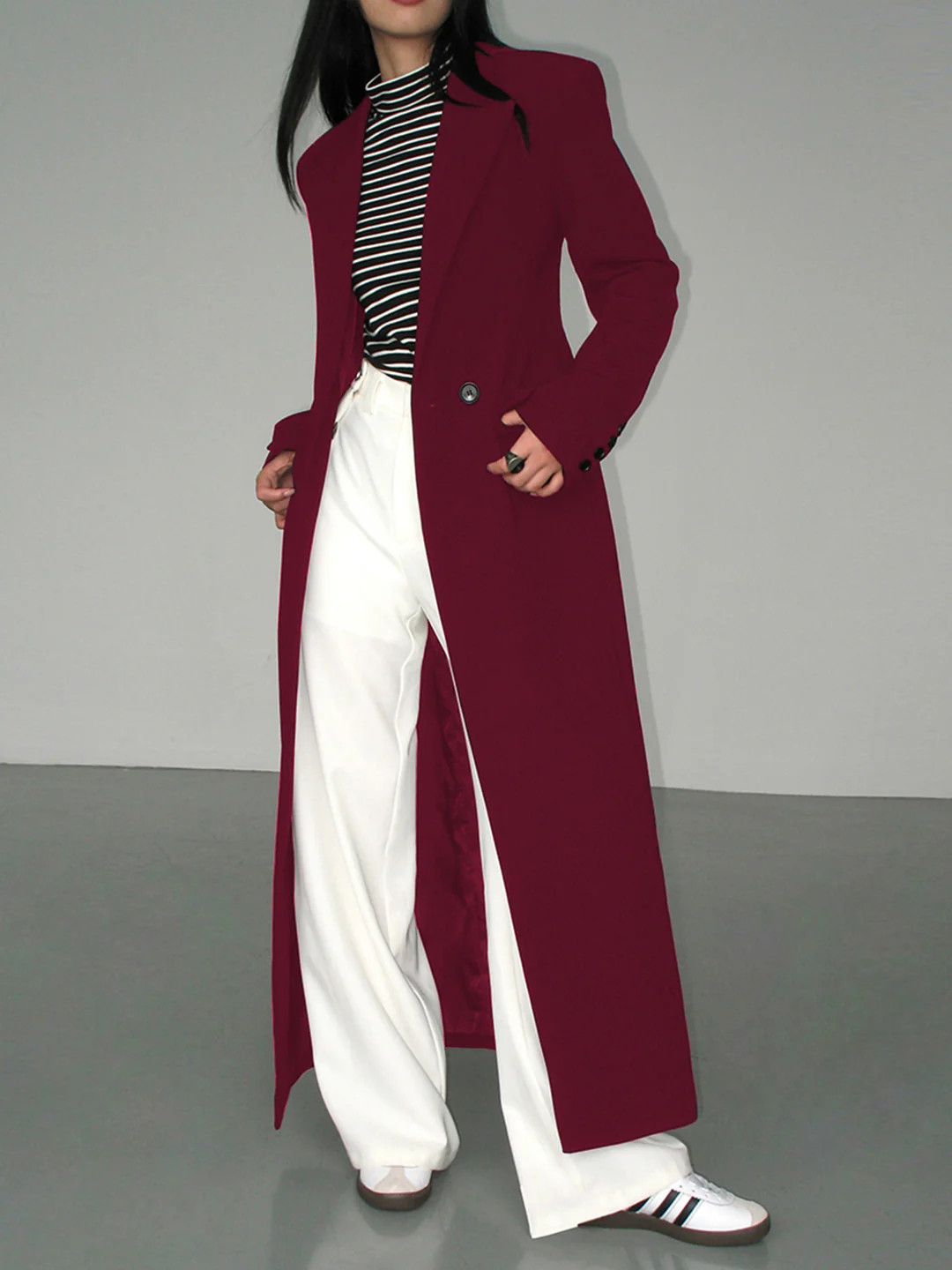 Collar Pocket Blazer Coat | Commense