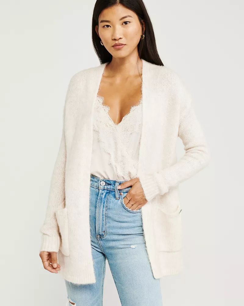 Open-Front Cardigan | Abercrombie & Fitch US & UK