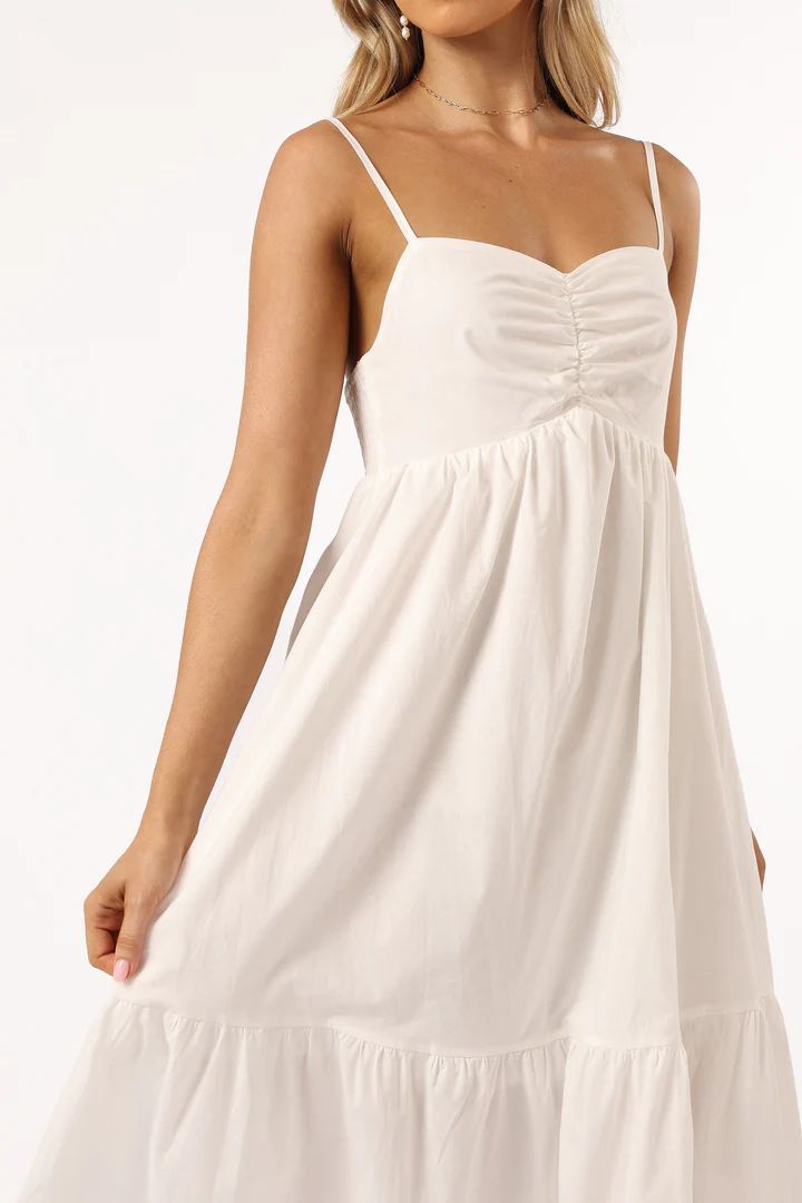 Bailey Maxi Dress - White | Petal & Pup (US)