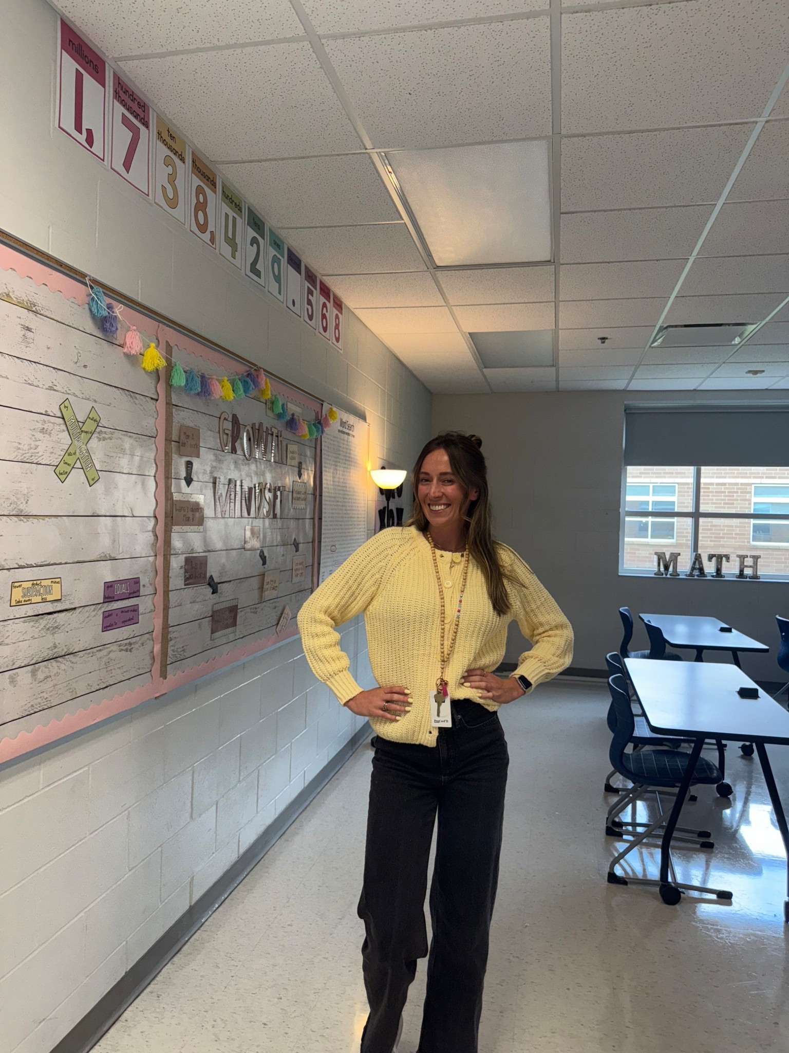 Wearing a size small in the cardigan! Fits a little over sized💛

#LTKWorkwear #LTKStyleTip #LTKFindsUnder50