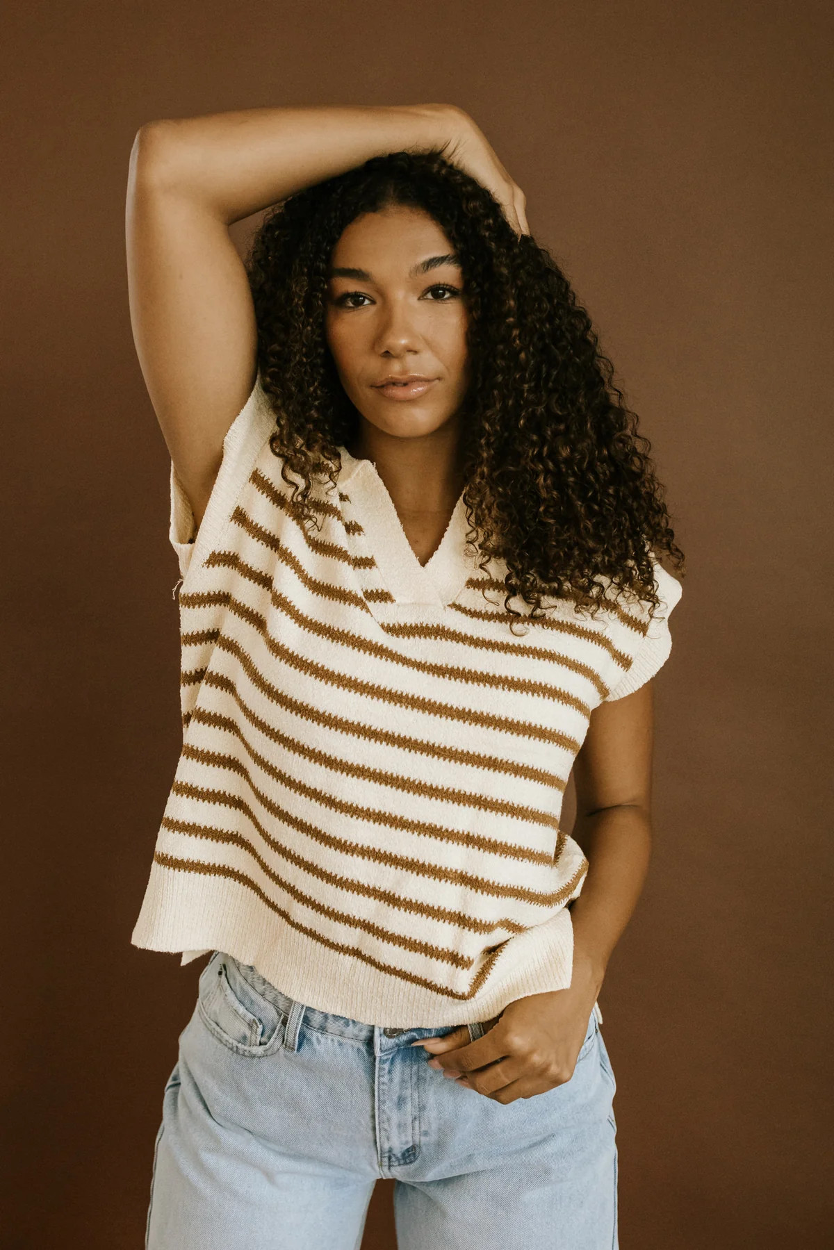 Artie Sweater Top - Cream | THELIFESTYLEDCO