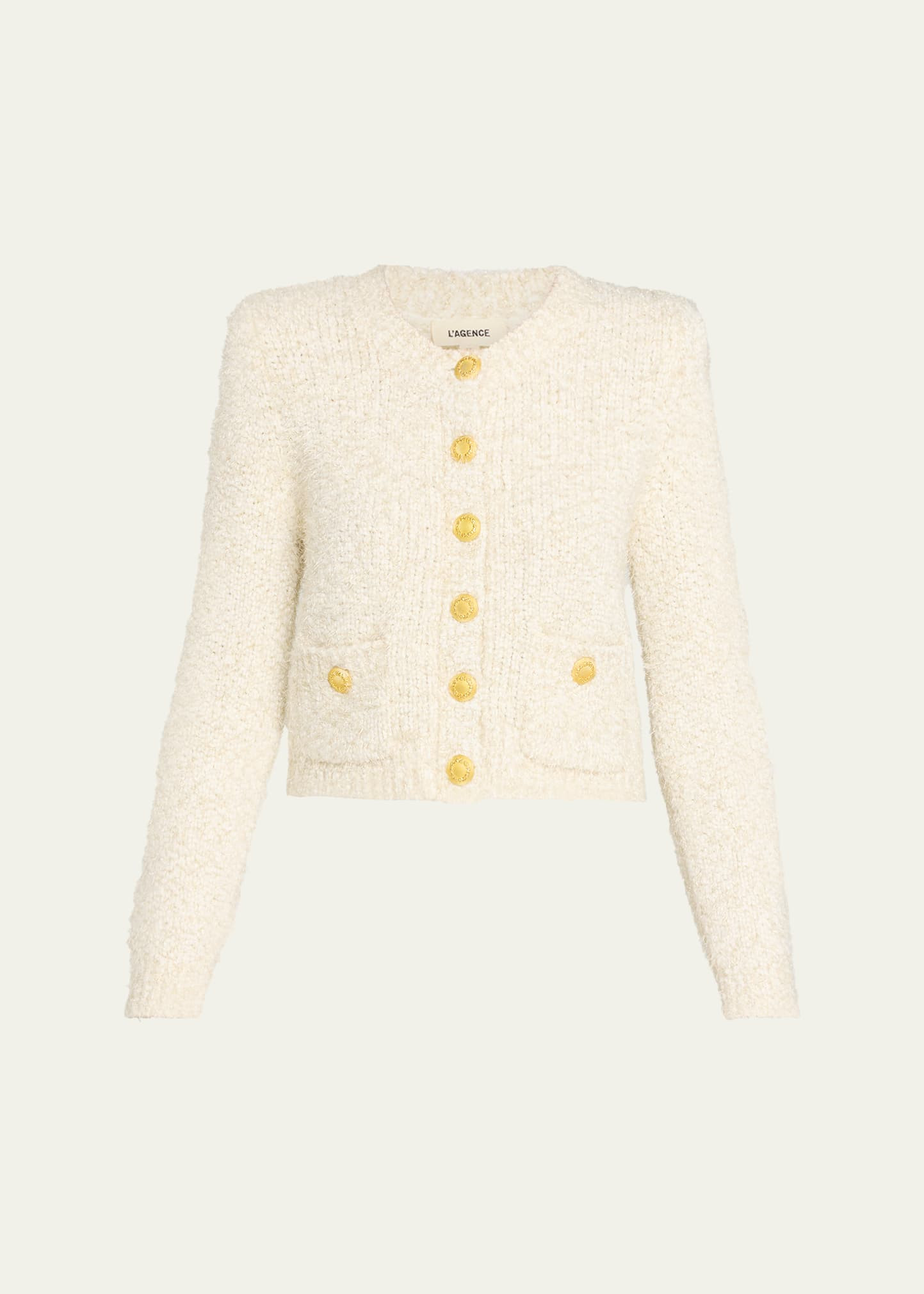 L'Agence Una Knit Cardigan | Bergdorf Goodman