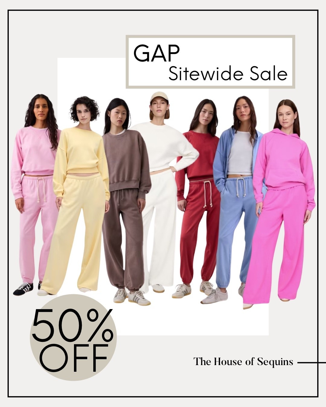 GAP 50% OFF your purchase, including Sale! 