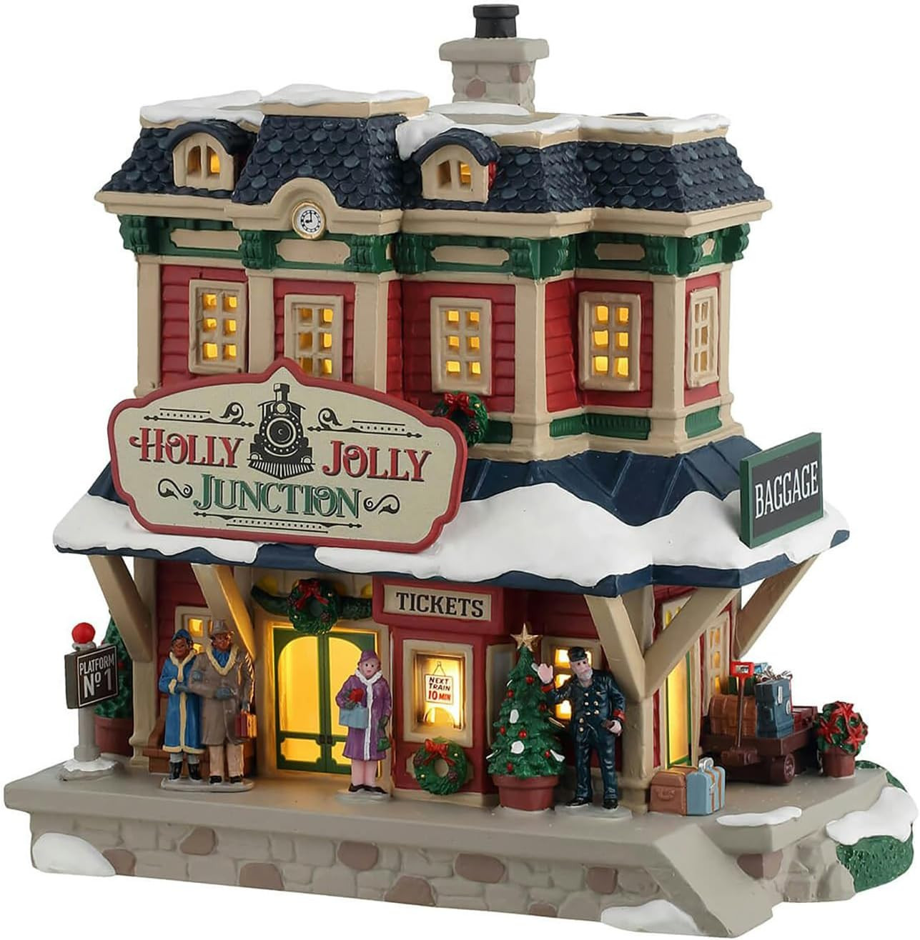 Lemax Holly Jolly Junction, Lighted Buildings, #45274 | Amazon (US)