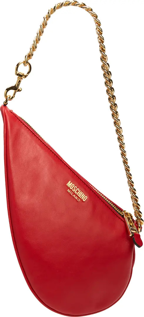 Moschino Folded Heart Leather Shoulder Bag | Nordstrom | Nordstrom