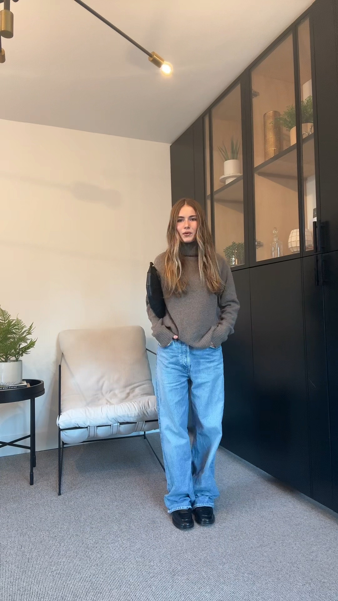 Casual dinner outfit! 

#onequince #quince #agolde #cultgaia #madewell #blackloafer #yakwool #turtleneck #sweater #blackpurse #uniquepurse #baggyjean

#LTKStyleTip #LTKU #LTKFindsUnder100